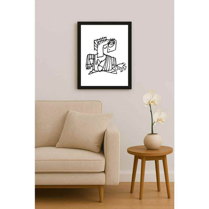 Nezih Danyal Tipler Kişiye Özel Sertifikalı Sınırlı Fine Art Karikatür Baskı NTP00083
