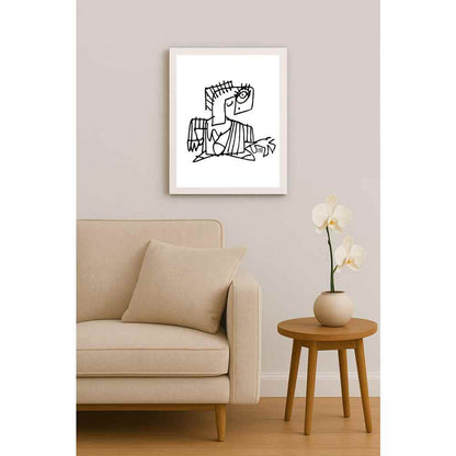 Nezih Danyal Tipler Kişiye Özel Sertifikalı Sınırlı Fine Art Karikatür Baskı NTP00083