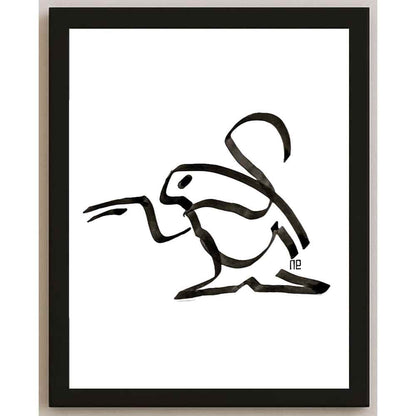 Nezih Danyal Tipler Kişiye Özel Sertifikalı Sınırlı Fine Art Karikatür Baskı NTP00084