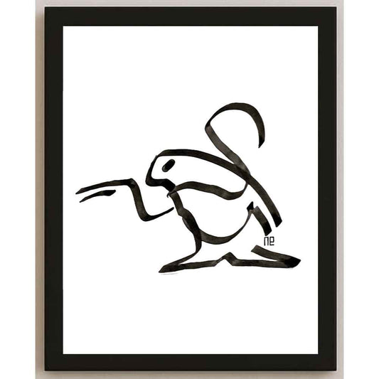 Nezih Danyal Tipler Kişiye Özel Sertifikalı Sınırlı Fine Art Karikatür Baskı NTP00084