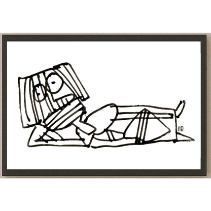 Nezih Danyal Tipler Kişiye Özel Sertifikalı Sınırlı Fine Art Karikatür Baskı NTP00087
