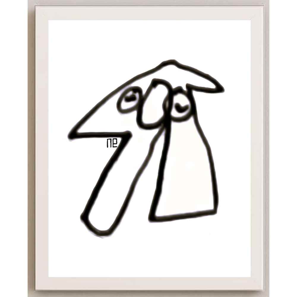 Nezih Danyal Tipler Kişiye Özel Sertifikalı Sınırlı Fine Art Karikatür Baskı NTP00092