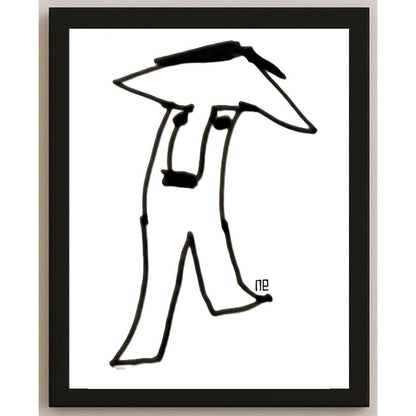 Nezih Danyal Tipler Kişiye Özel Sertifikalı Sınırlı Fine Art Karikatür Baskı NTP00094