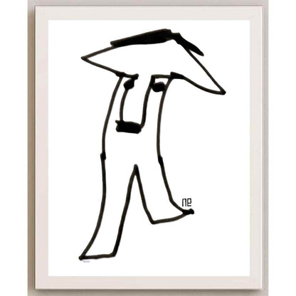Nezih Danyal Tipler Kişiye Özel Sertifikalı Sınırlı Fine Art Karikatür Baskı NTP00094