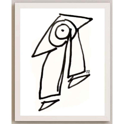 Nezih Danyal Tipler Kişiye Özel Sertifikalı Sınırlı Fine Art Karikatür Baskı NTP00097