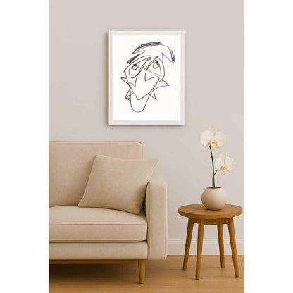 Nezih Danyal Tipler Kişiye Özel Sertifikalı Sınırlı Fine Art Karikatür Baskı NTP00100