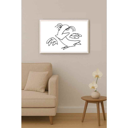 Nezih Danyal Tipler Kişiye Özel Sertifikalı Sınırlı Fine Art Karikatür Baskı NTP00111