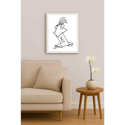Nezih Danyal Tipler Kişiye Özel Sertifikalı Sınırlı Fine Art Karikatür Baskı NTP00115