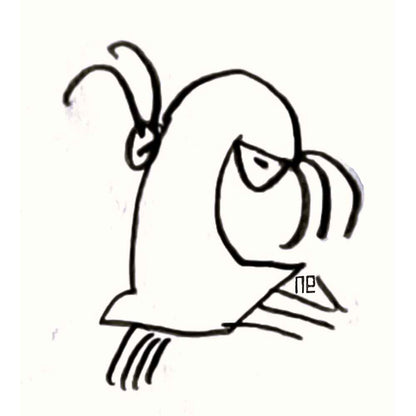 Nezih Danyal Tipler Kişiye Özel Sertifikalı Sınırlı Fine Art Karikatür Baskı NTP00118