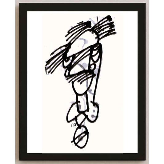 Nezih Danyal Tipler Kişiye Özel Sertifikalı Sınırlı Fine Art Karikatür Baskı NTP00125