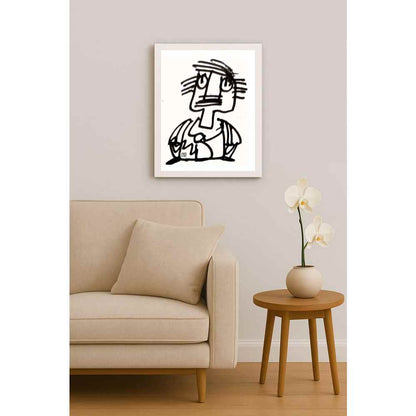 Nezih Danyal Tipler Kişiye Özel Sertifikalı Sınırlı Fine Art Karikatür Baskı NTP00127