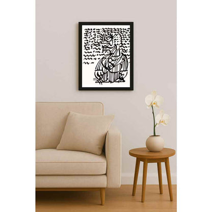Nezih Danyal Tipler Kişiye Özel Sertifikalı Sınırlı Fine Art Karikatür Baskı NTP00128