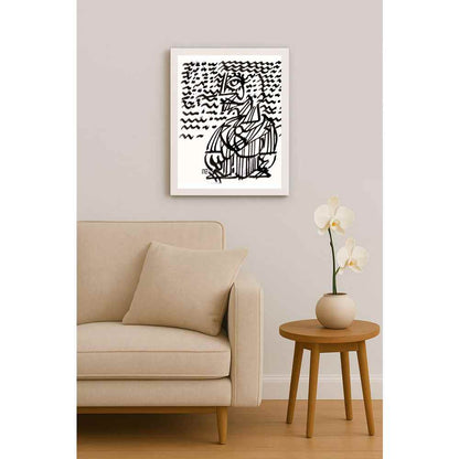 Nezih Danyal Tipler Kişiye Özel Sertifikalı Sınırlı Fine Art Karikatür Baskı NTP00128