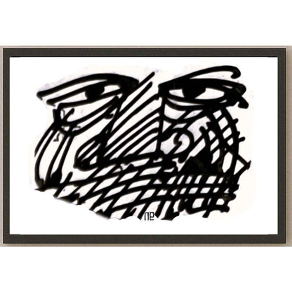 Nezih Danyal Tipler Kişiye Özel Sertifikalı Sınırlı Fine Art Karikatür Baskı NTP00130