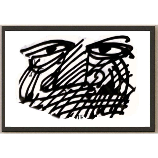 Nezih Danyal Tipler Kişiye Özel Sertifikalı Sınırlı Fine Art Karikatür Baskı NTP00130