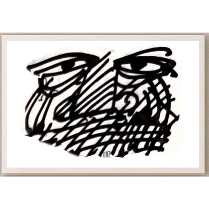 Nezih Danyal Tipler Kişiye Özel Sertifikalı Sınırlı Fine Art Karikatür Baskı NTP00130