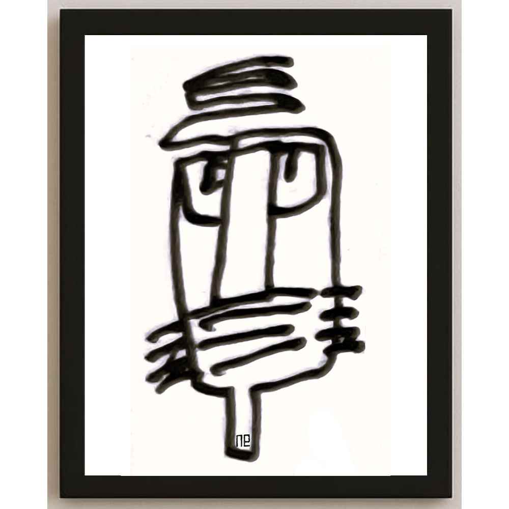 Nezih Danyal Tipler Kişiye Özel Sertifikalı Sınırlı Fine Art Karikatür Baskı NTP00131
