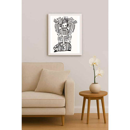 Nezih Danyal Tipler Kişiye Özel Sertifikalı Sınırlı Fine Art Karikatür Baskı NTP00135