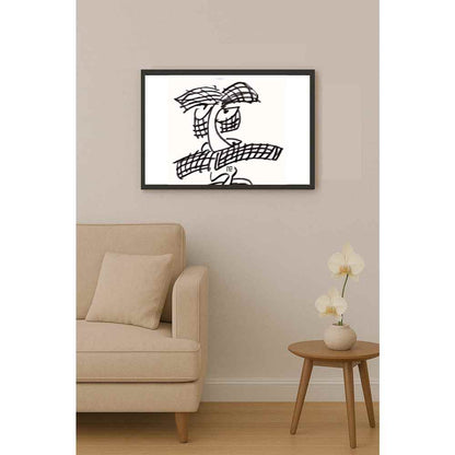 Nezih Danyal Tipler Kişiye Özel Sertifikalı Sınırlı Fine Art Karikatür Baskı NTP00138