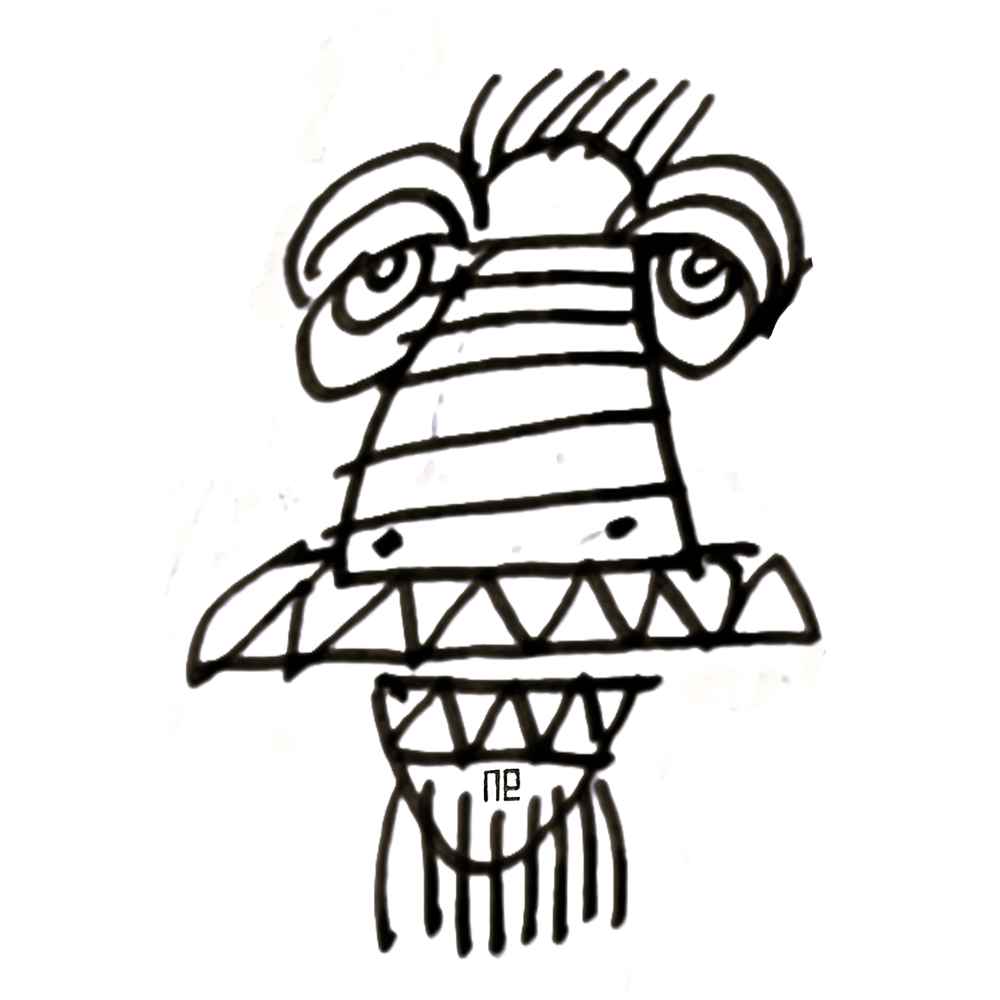 Nezih Danyal Tipler Kişiye Özel Sertifikalı Sınırlı Fine Art Karikatür Baskı NTP00141