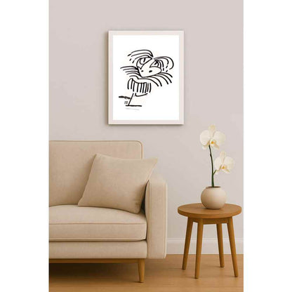 Nezih Danyal Tipler Kişiye Özel Sertifikalı Sınırlı Fine Art Karikatür Baskı NTP00146