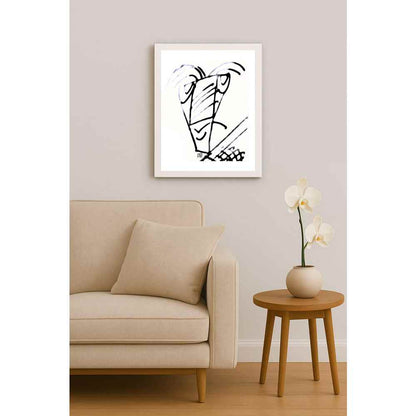Nezih Danyal Tipler Kişiye Özel Sertifikalı Sınırlı Fine Art Karikatür Baskı NTP00148