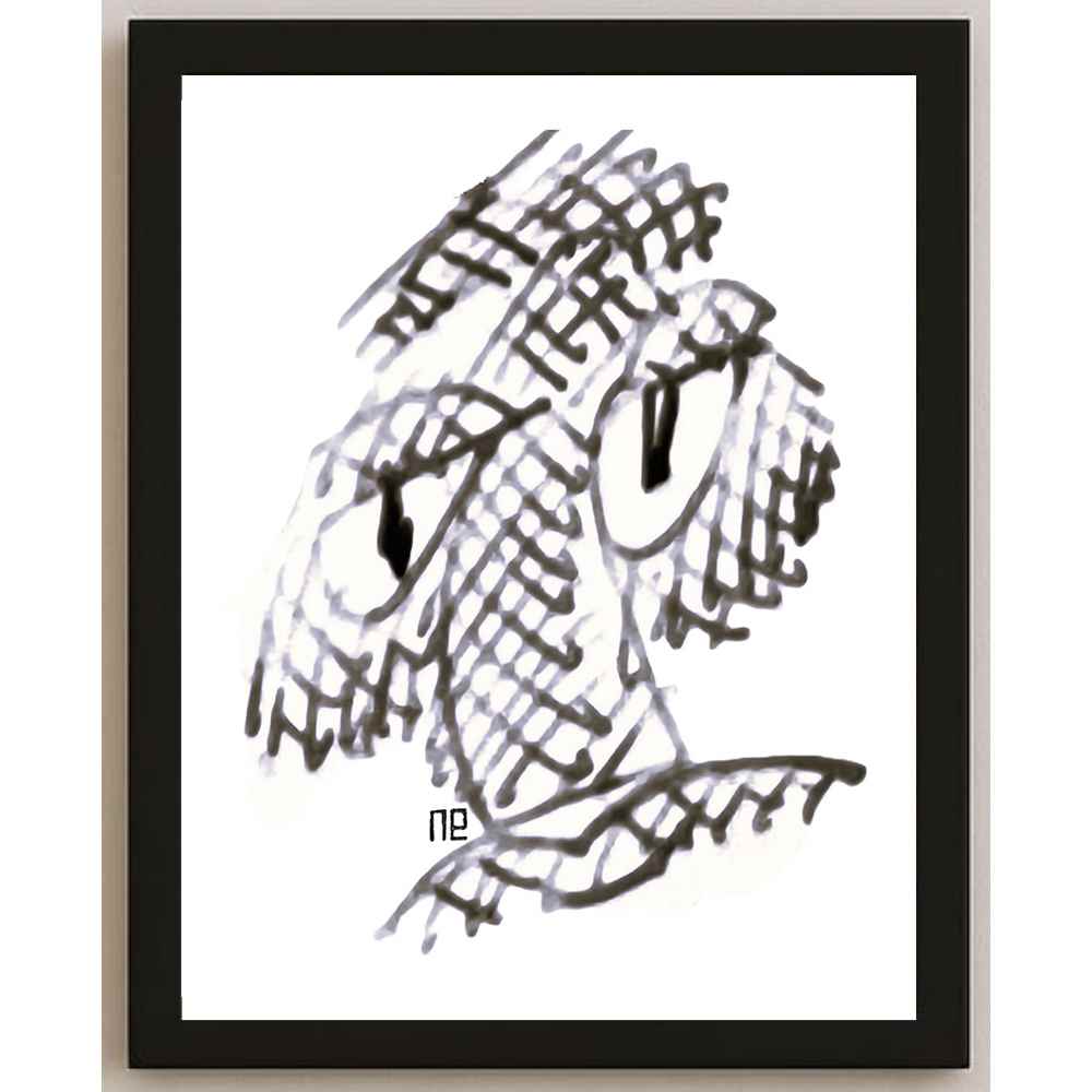 Nezih Danyal Tipler Kişiye Özel Sertifikalı Sınırlı Fine Art Karikatür Baskı NTP00149