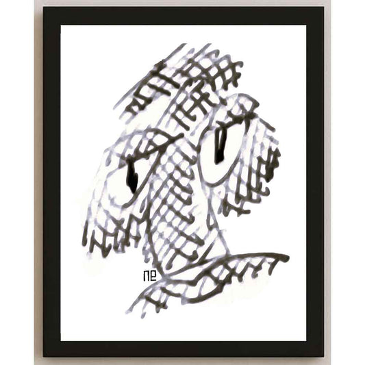 Nezih Danyal Tipler Kişiye Özel Sertifikalı Sınırlı Fine Art Karikatür Baskı NTP00149