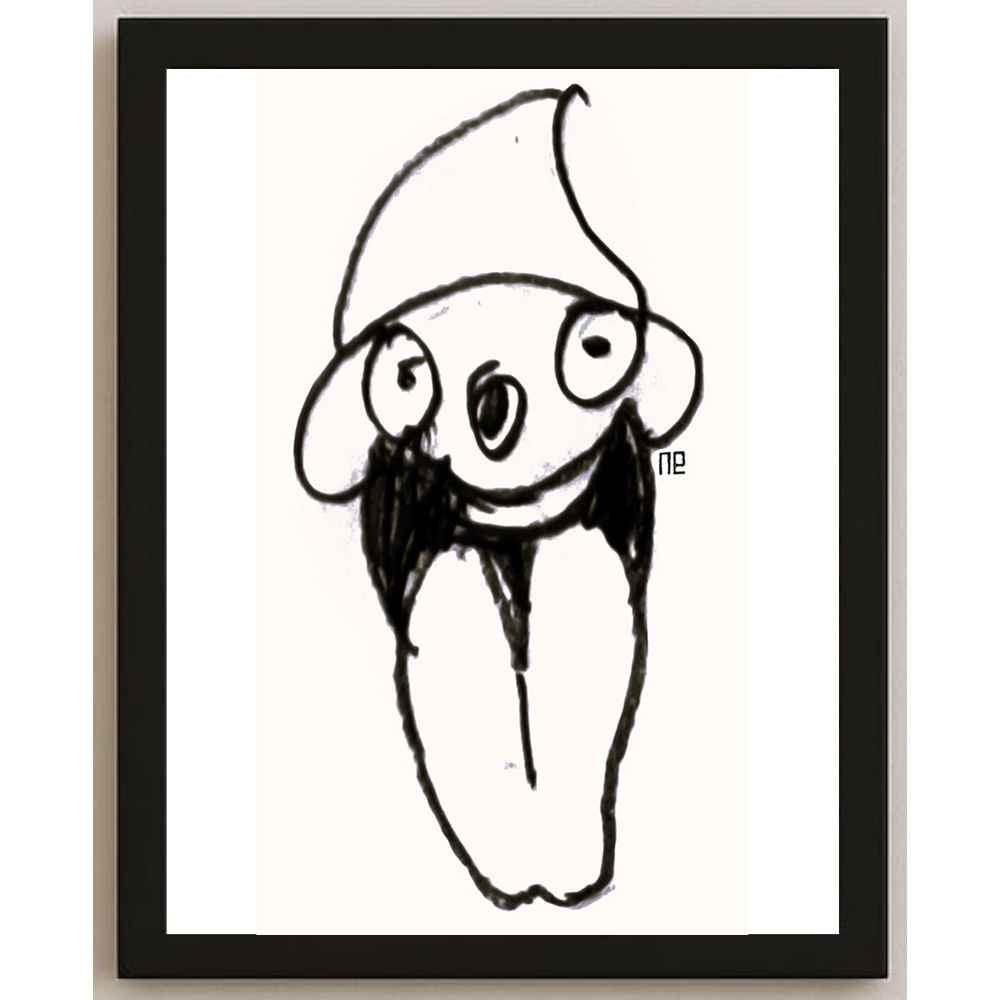 Nezih Danyal Tipler Kişiye Özel Sertifikalı Sınırlı Fine Art Karikatür Baskı NTP00150