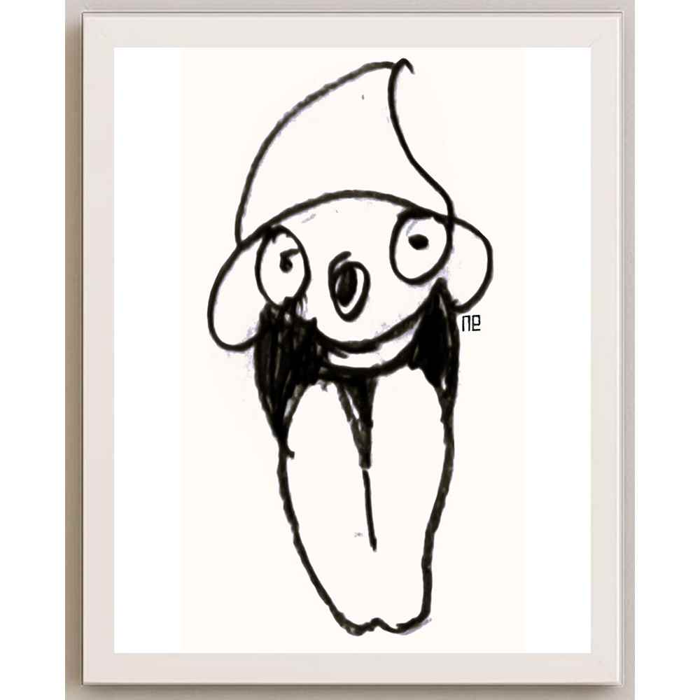 Nezih Danyal Tipler Kişiye Özel Sertifikalı Sınırlı Fine Art Karikatür Baskı NTP00150