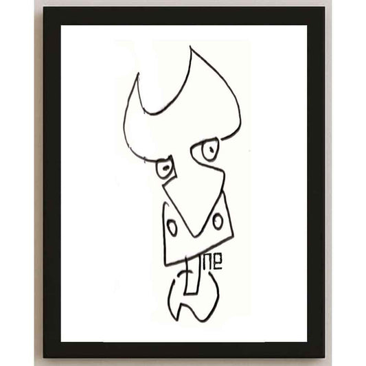 Nezih Danyal Tipler Kişiye Özel Sertifikalı Sınırlı Fine Art Karikatür Baskı NTP00157