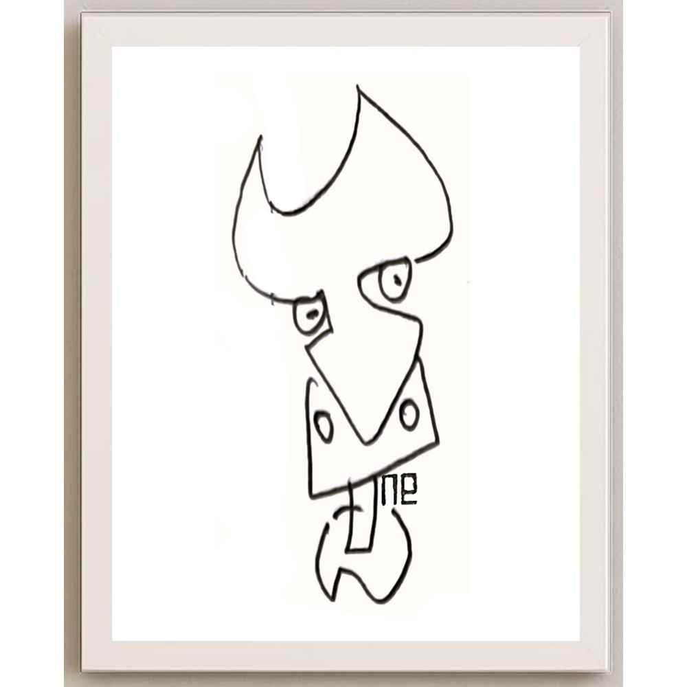 Nezih Danyal Tipler Kişiye Özel Sertifikalı Sınırlı Fine Art Karikatür Baskı NTP00157