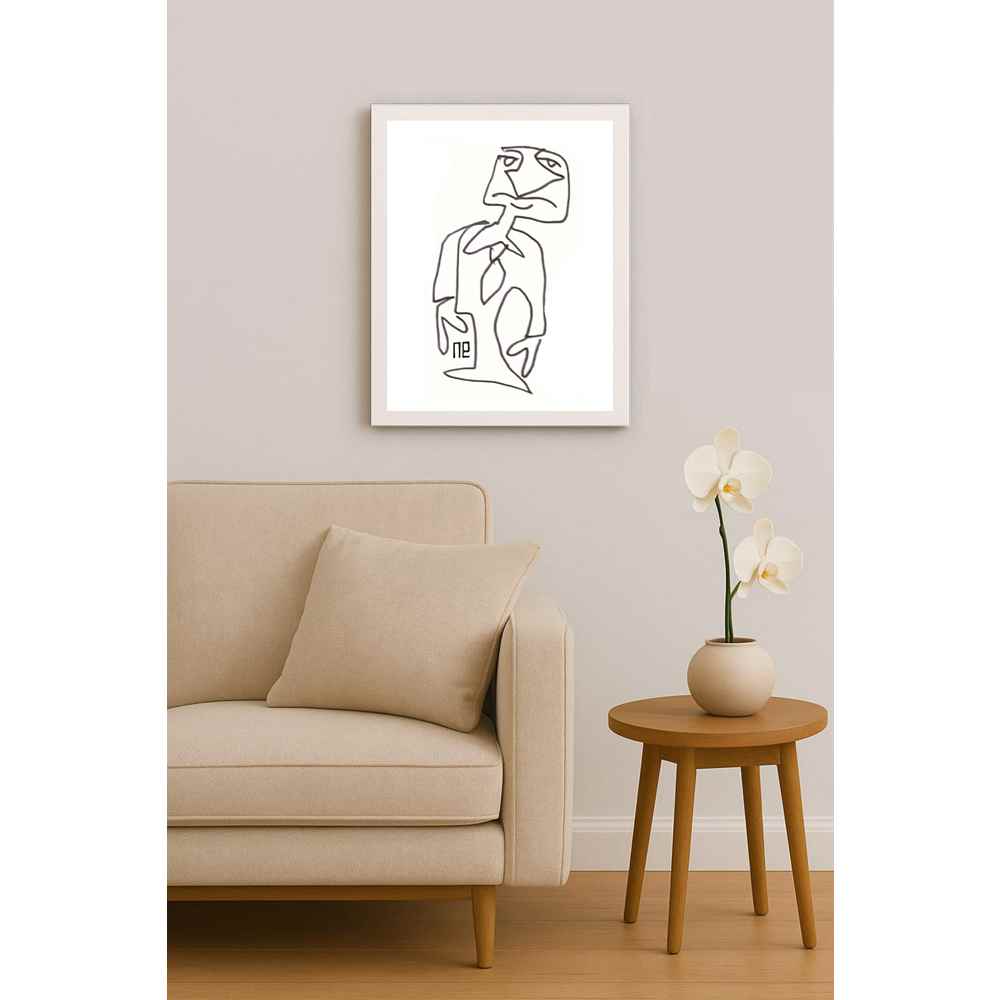 Nezih Danyal Tipler Kişiye Özel Sertifikalı Sınırlı Fine Art Karikatür Baskı NTP00162