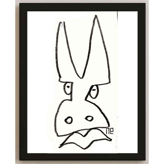 Nezih Danyal Tipler Kişiye Özel Sertifikalı Sınırlı Fine Art Karikatür Baskı NTP00165