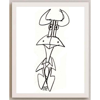 Nezih Danyal Tipler Kişiye Özel Sertifikalı Sınırlı Fine Art Karikatür Baskı NTP00167