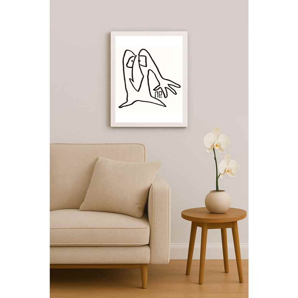 Nezih Danyal Tipler Kişiye Özel Sertifikalı Sınırlı Fine Art Karikatür Baskı NTP00168