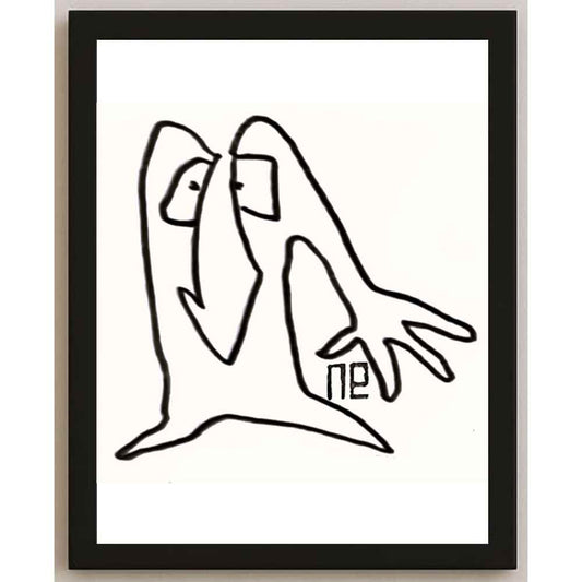 Nezih Danyal Tipler Kişiye Özel Sertifikalı Sınırlı Fine Art Karikatür Baskı NTP00168