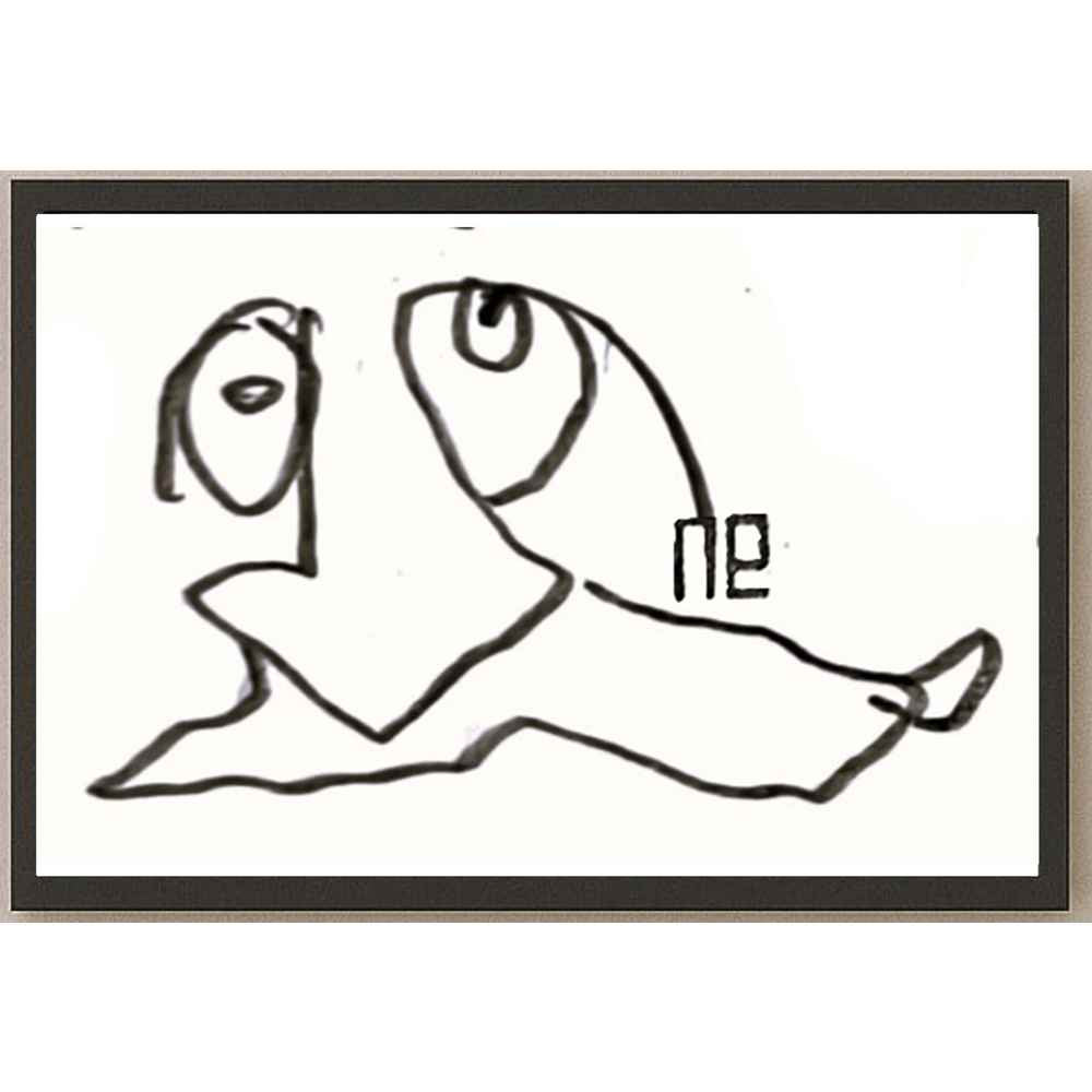 Nezih Danyal Tipler Kişiye Özel Sertifikalı Sınırlı Fine Art Karikatür Baskı NTP00172