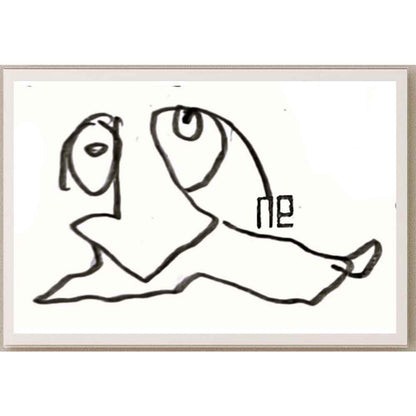 Nezih Danyal Tipler Kişiye Özel Sertifikalı Sınırlı Fine Art Karikatür Baskı NTP00172