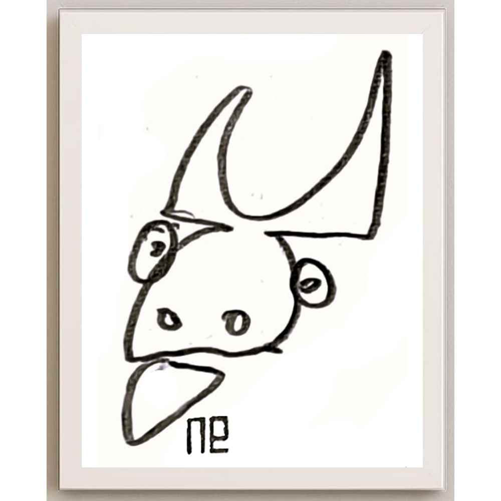 Nezih Danyal Tipler Kişiye Özel Sertifikalı Sınırlı Fine Art Karikatür Baskı NTP00174