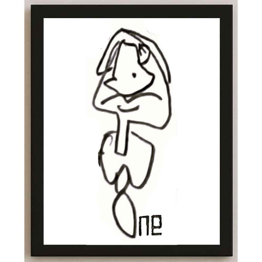 Nezih Danyal Tipler Kişiye Özel Sertifikalı Sınırlı Fine Art Karikatür Baskı NTP00177