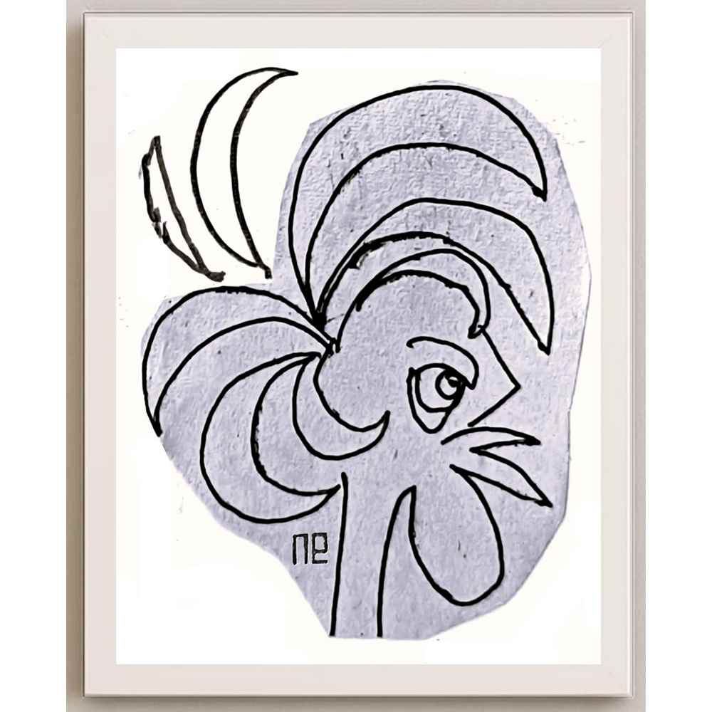 Nezih Danyal Tipler Kişiye Özel Sertifikalı Sınırlı Fine Art Karikatür Baskı NTP00179