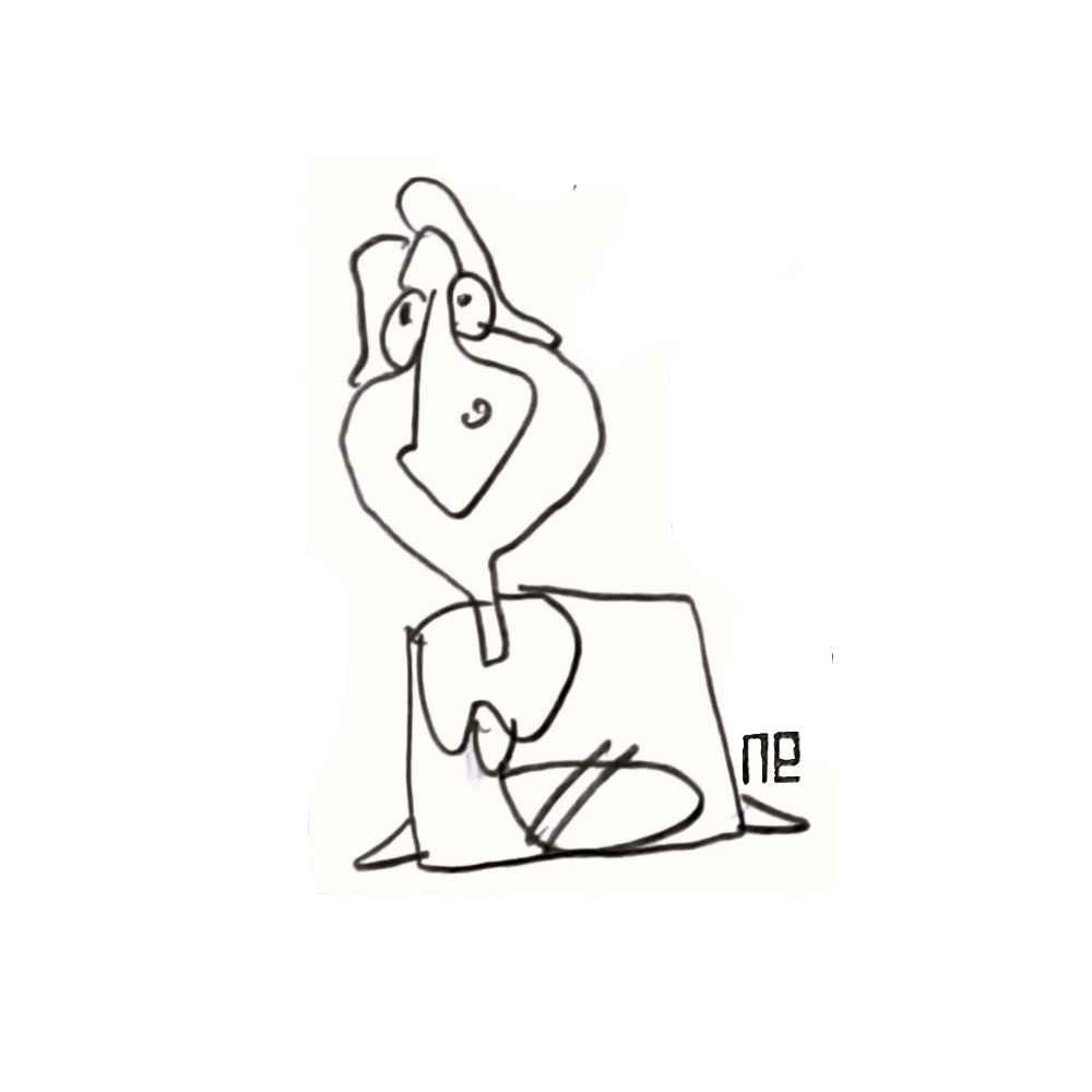 Nezih Danyal Tipler Kişiye Özel Sertifikalı Sınırlı Fine Art Karikatür Baskı NTP00182