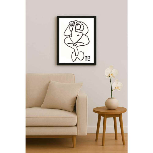 Nezih Danyal Tipler Kişiye Özel Sertifikalı Sınırlı Fine Art Karikatür Baskı NTP00184
