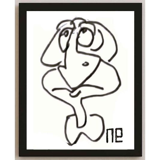 Nezih Danyal Tipler Kişiye Özel Sertifikalı Sınırlı Fine Art Karikatür Baskı NTP00184