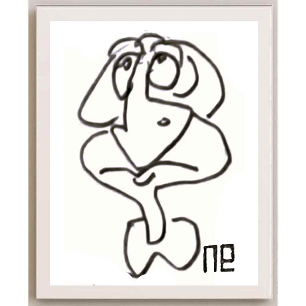 Nezih Danyal Tipler Kişiye Özel Sertifikalı Sınırlı Fine Art Karikatür Baskı NTP00184