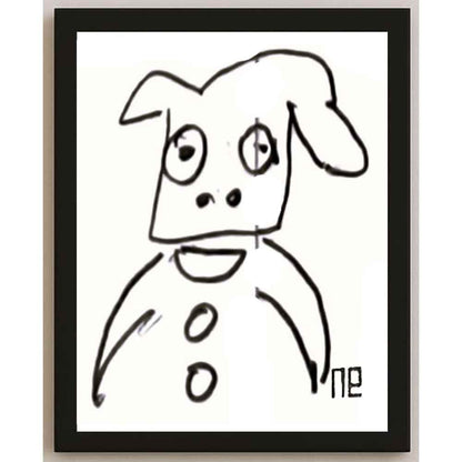 Nezih Danyal Tipler Kişiye Özel Sertifikalı Sınırlı Fine Art Karikatür Baskı NTP00187