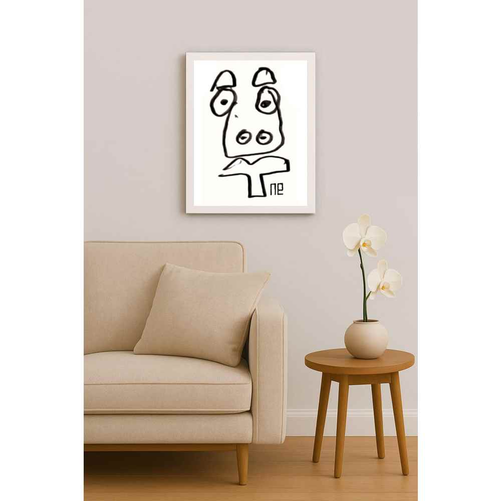 Nezih Danyal Tipler Kişiye Özel Sertifikalı Sınırlı Fine Art Karikatür Baskı NTP00190
