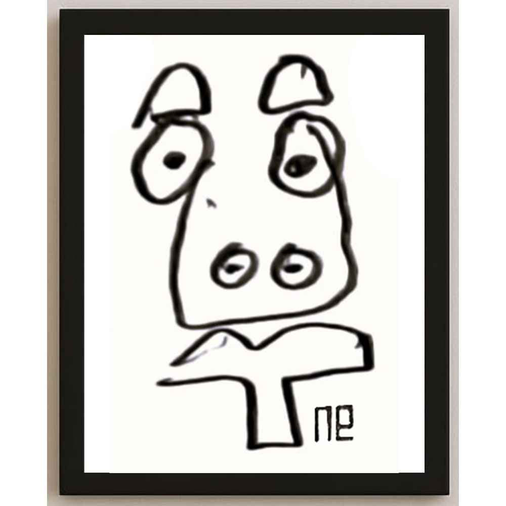 Nezih Danyal Tipler Kişiye Özel Sertifikalı Sınırlı Fine Art Karikatür Baskı NTP00190
