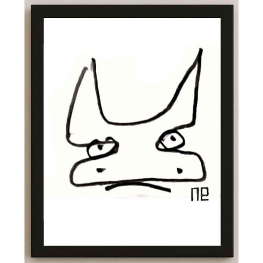 Nezih Danyal Tipler Kişiye Özel Sertifikalı Sınırlı Fine Art Karikatür Baskı NTP00192
